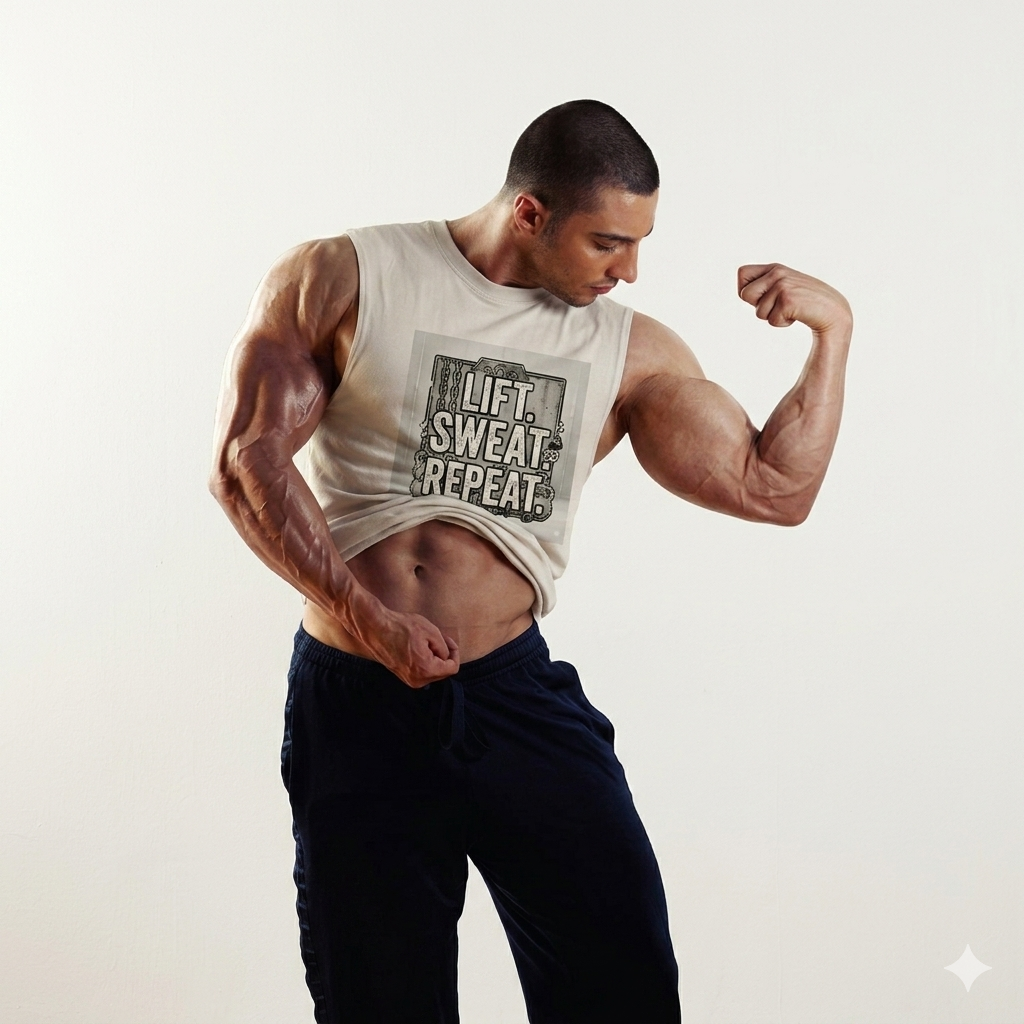 Lift Sweat Repeat Tank — Men's Gym Workout Muscle Tank Top